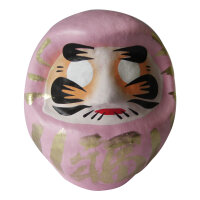 Daruma 6 x 9 x 6 cm, Farbe Rosa