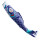Wind Koi Blau 200 cm