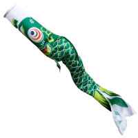 Wind Koi Gr&uuml;n 30 cm