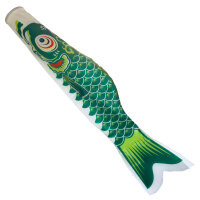 Wind Koi Gr&uuml;n 100 cm
