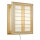 Wandlampe Shiga 18 x 19 x 26 cm, Farbe Natur
