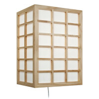 Wandlampe Kanazawa 16 x 20 x 28 cm, Farbe Natur