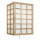 Wandlampe Kanazawa 16 x 20 x 28 cm, Farbe Natur