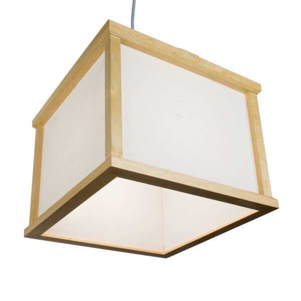 Deckenlampe Shizuka 27 x 27 x 24 cm, Farbe Natur