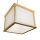 Deckenlampe Shizuka 27 x 27 x 24 cm, Farbe Natur