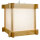 Deckenlampe Nara 23 x 23 x 23 cm, Farbe Natur