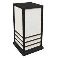 Tischlampe Miyazaki 20 x 20 x 28 cm, Farbe Schwarz