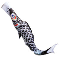 Wind Koi Schwarz 60 cm