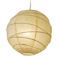 Papierlampe Maru 40 x 40 x 40 cm, Farbe Beige